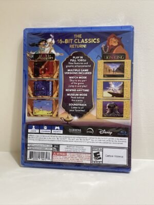 Disney Classic Games: Aladdin and The Lion King PS4 Platformer NM/NM