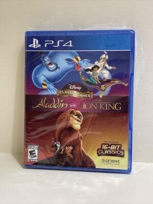 Disney Classic Games: Aladdin and The Lion King PS4 Platformer NM/NM