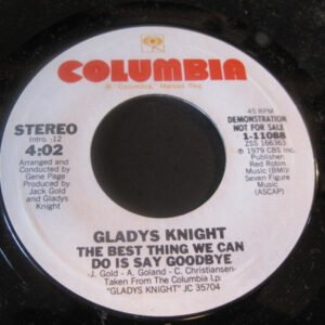 The Best Thing We Can Do Is Say Goodbye Funk / Sou 45 RPM