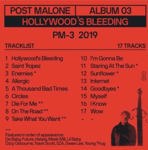 HOLLYWOOD’S BLEEDING (X) CD +M/+M