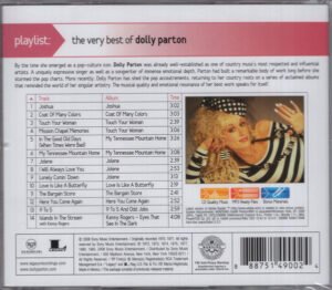 PLAYLIST: VERY BEST OF DOLLY PARTON CD NM/NM