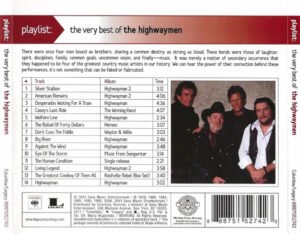 PLAYLIST: VERY BEST OF HIGHWAYMEN CD NM/NM