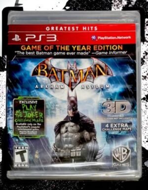 BATMAN ARKHAM ASYLUM GAME OF THE YEAR [T] PS3 NM/NM