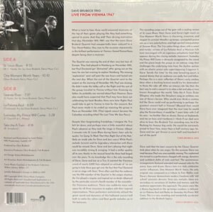 LIVE FROM VIENNA 1967 (180G) (RSD) Jazz